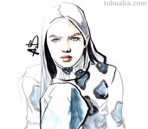 简单易上手的水彩人物插画，你喜欢么？