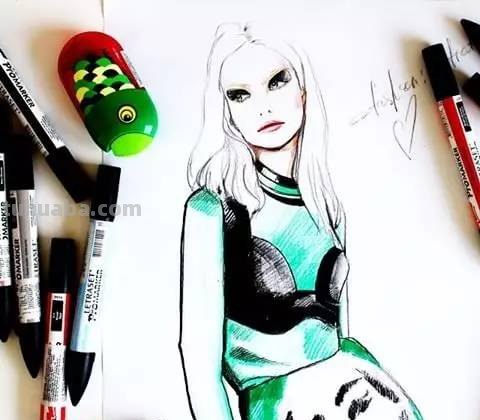 简单易上手的水彩人物插画，你喜欢么？