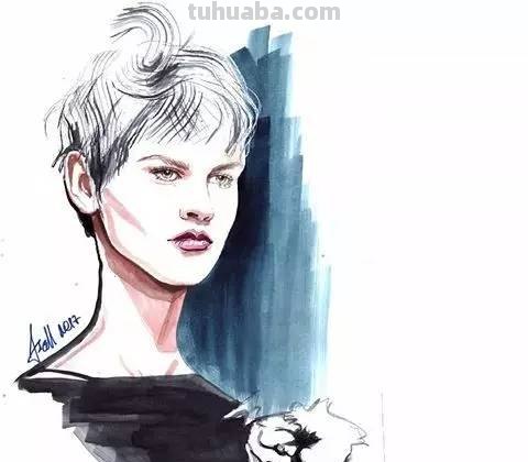 简单易上手的水彩人物插画，你喜欢么？