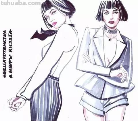 简单易上手的水彩人物插画，你喜欢么？