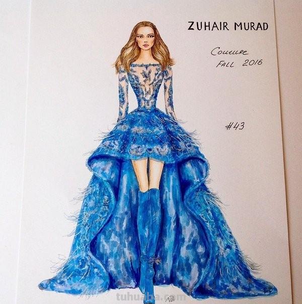 20张精彩的手绘时尚人物插画，水彩与马克笔，表现力令人惊叹