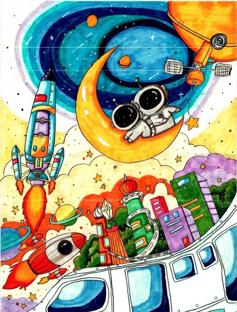 科普滨城杯“童心趣梦 科创未来”科学幻想绘画大赛（小学组）优秀作品出炉