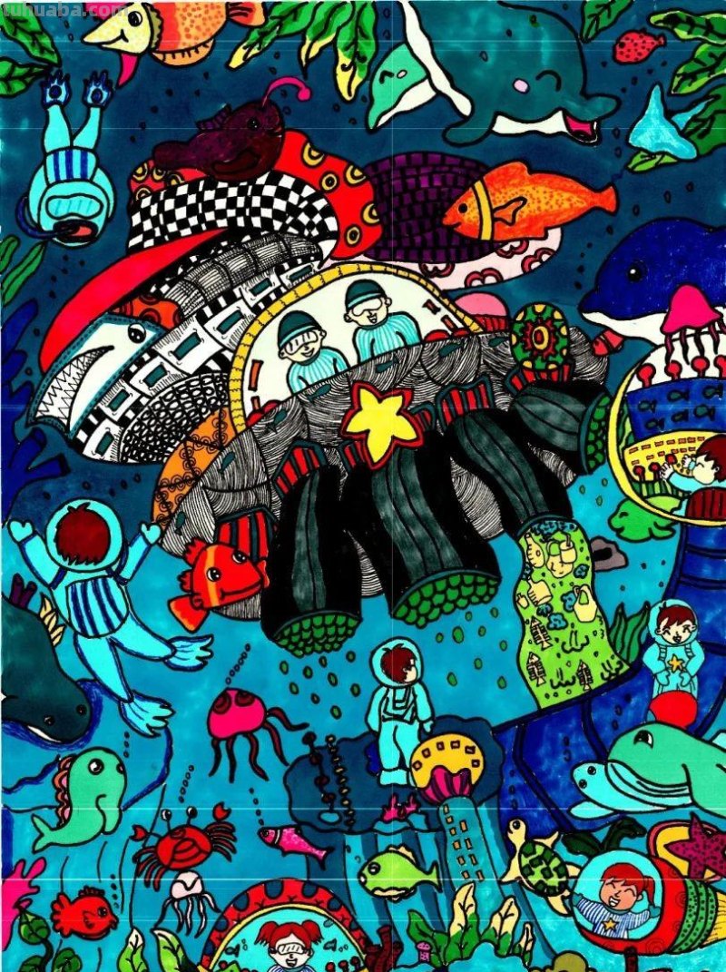 科普滨城杯“童心趣梦 科创未来”科学幻想绘画大赛（小学组）优秀作品出炉