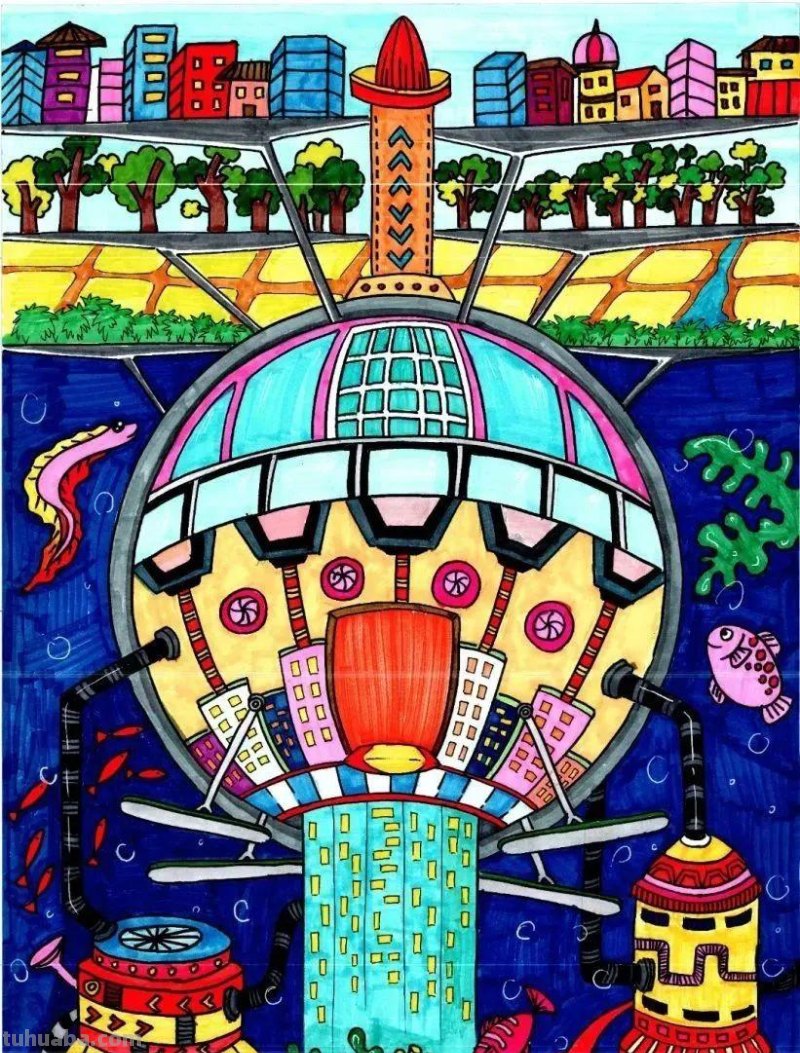 科普滨城杯“童心趣梦 科创未来”科学幻想绘画大赛（小学组）优秀作品出炉