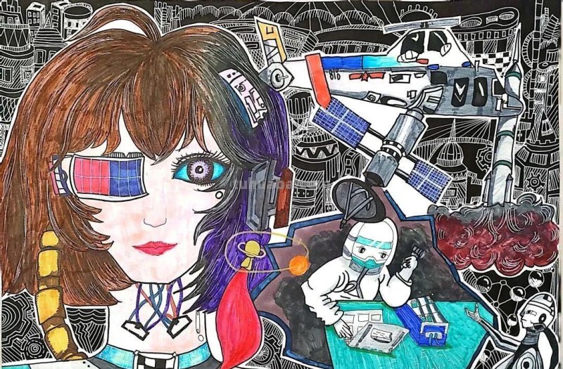 科普滨城杯“童心趣梦 科创未来”科学幻想绘画大赛（小学组）优秀作品出炉