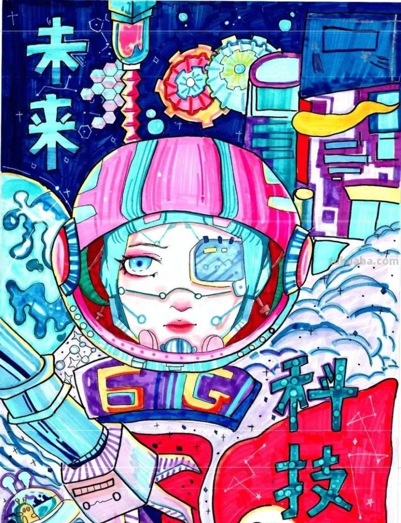 科普滨城杯“童心趣梦 科创未来”科学幻想绘画大赛（小学组）优秀作品出炉