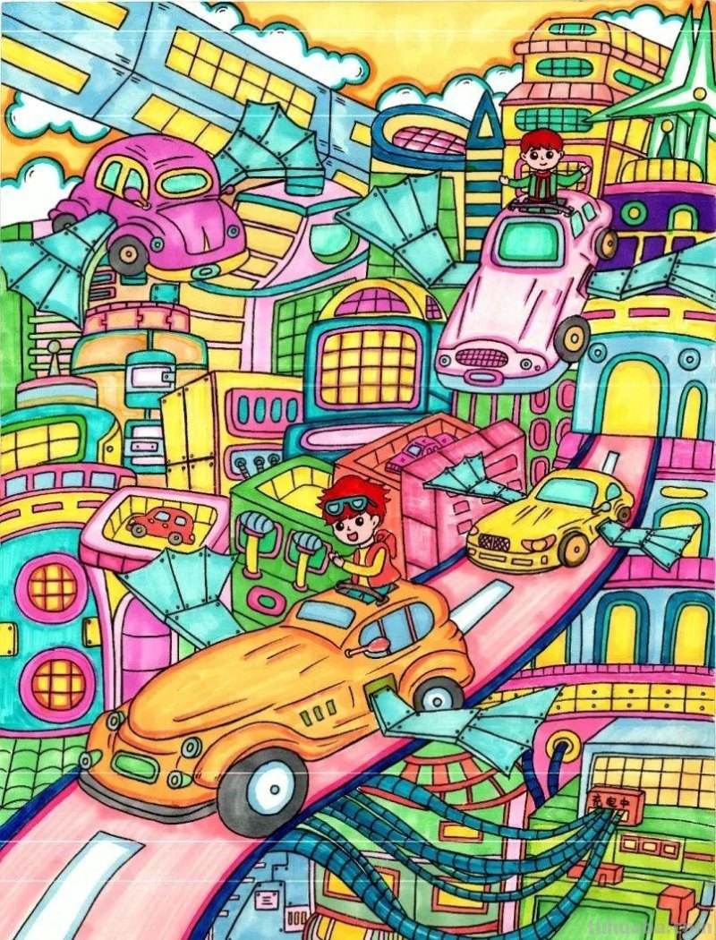 科普滨城杯“童心趣梦 科创未来”科学幻想绘画大赛（小学组）优秀作品出炉