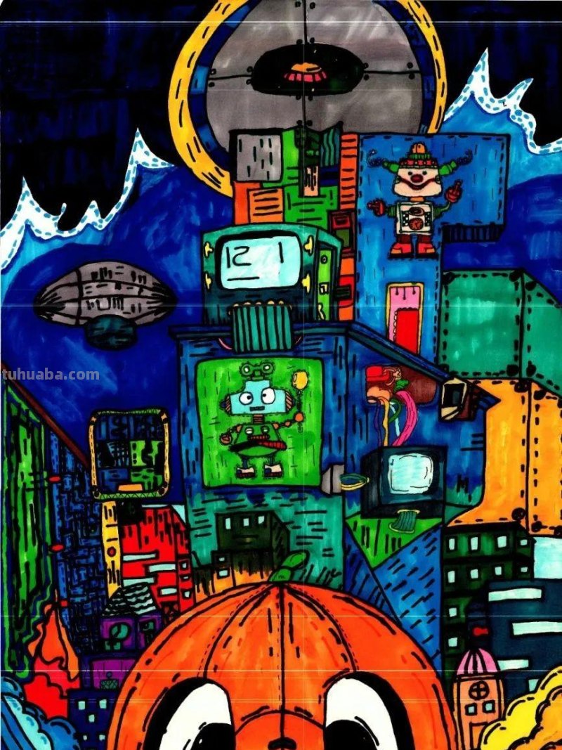 科普滨城杯“童心趣梦 科创未来”科学幻想绘画大赛（小学组）优秀作品出炉