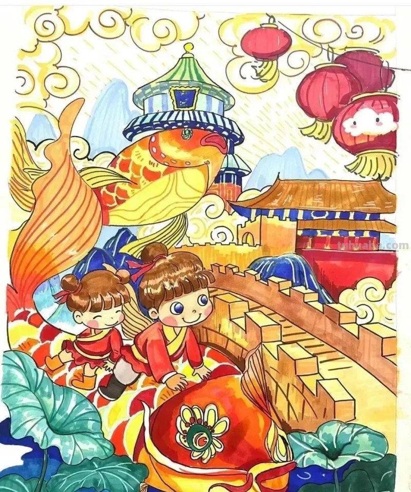 40张爱国爱党课例+航天科技主题绘画大赛素材！收藏！