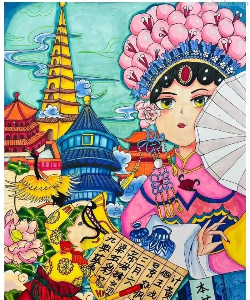 40张爱国爱党课例+航天科技主题绘画大赛素材！收藏！