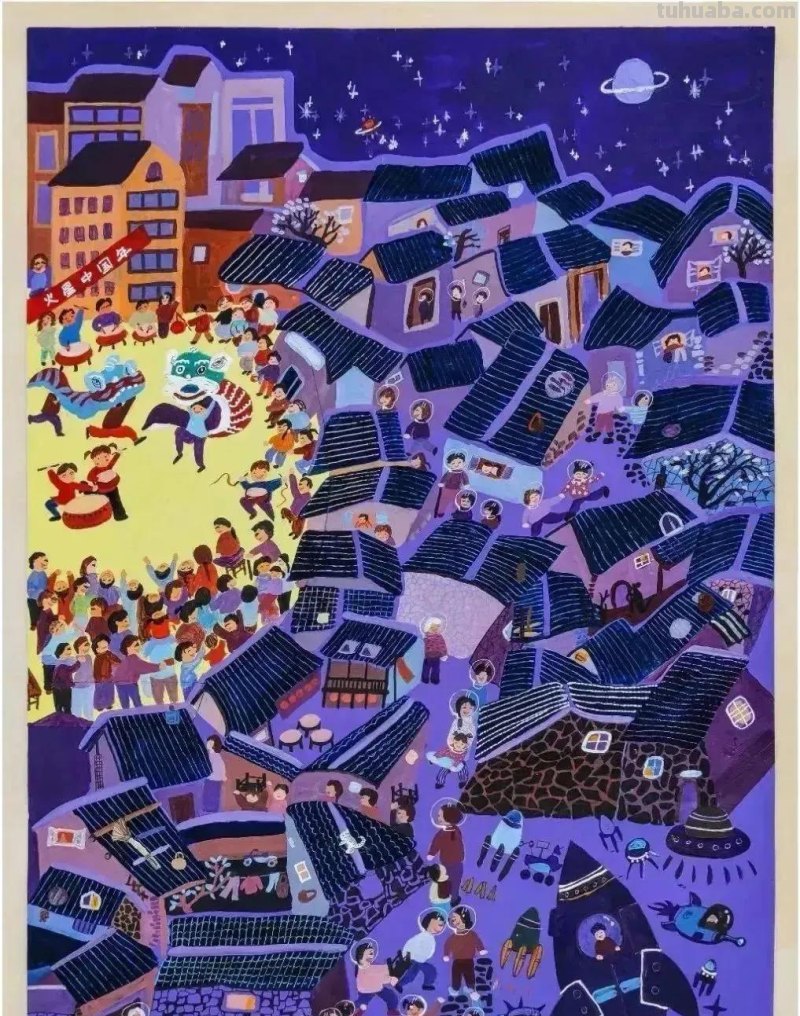 40张爱国爱党课例+航天科技主题绘画大赛素材！收藏！