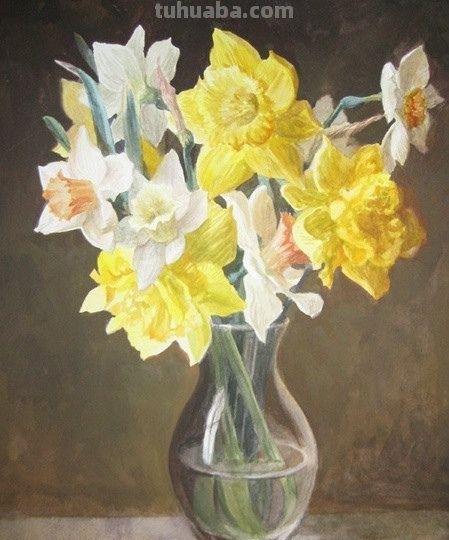 俄罗斯Lesokhina Lubov 花卉静物水彩油画欣赏