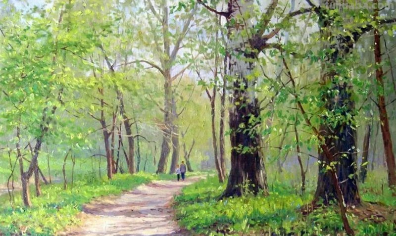 让你心情愉快的风景画-基里琴科风景油画作品欣赏