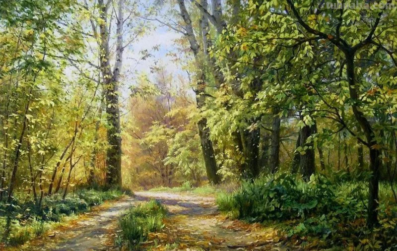 让你心情愉快的风景画-基里琴科风景油画作品欣赏