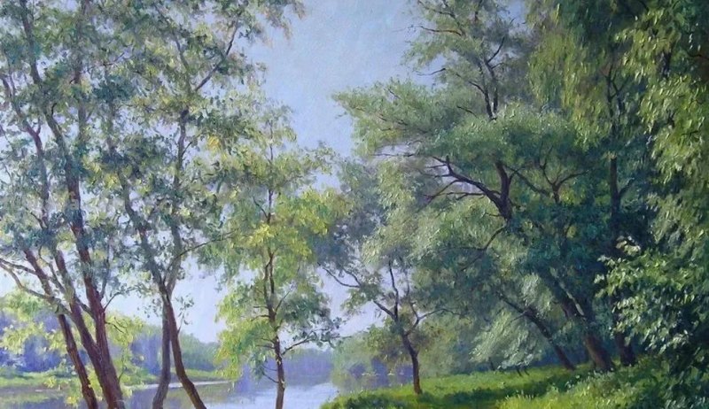 让你心情愉快的风景画-基里琴科风景油画作品欣赏