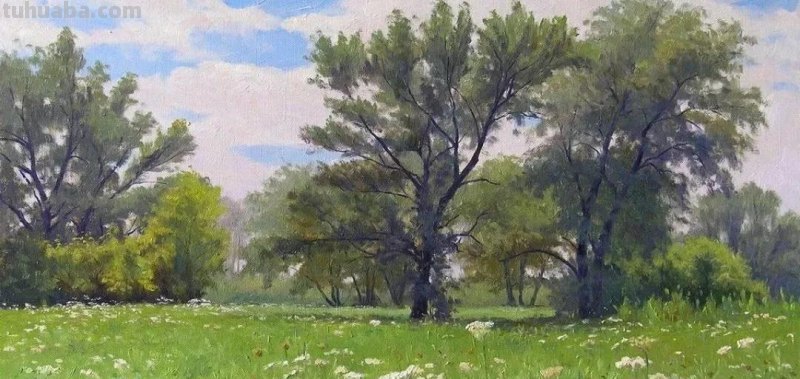 让你心情愉快的风景画-基里琴科风景油画作品欣赏