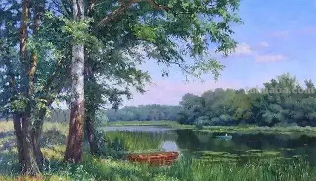 让你心情愉快的风景画-基里琴科风景油画作品欣赏