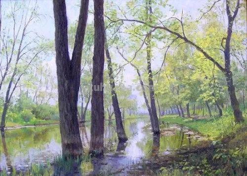 让你心情愉快的风景画-基里琴科风景油画作品欣赏