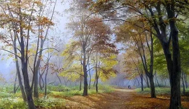 让你心情愉快的风景画-基里琴科风景油画作品欣赏