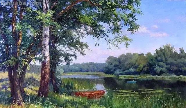 让你心情愉快的风景画-基里琴科风景油画作品欣赏