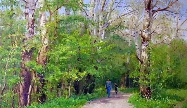 让你心情愉快的风景画-基里琴科风景油画作品欣赏