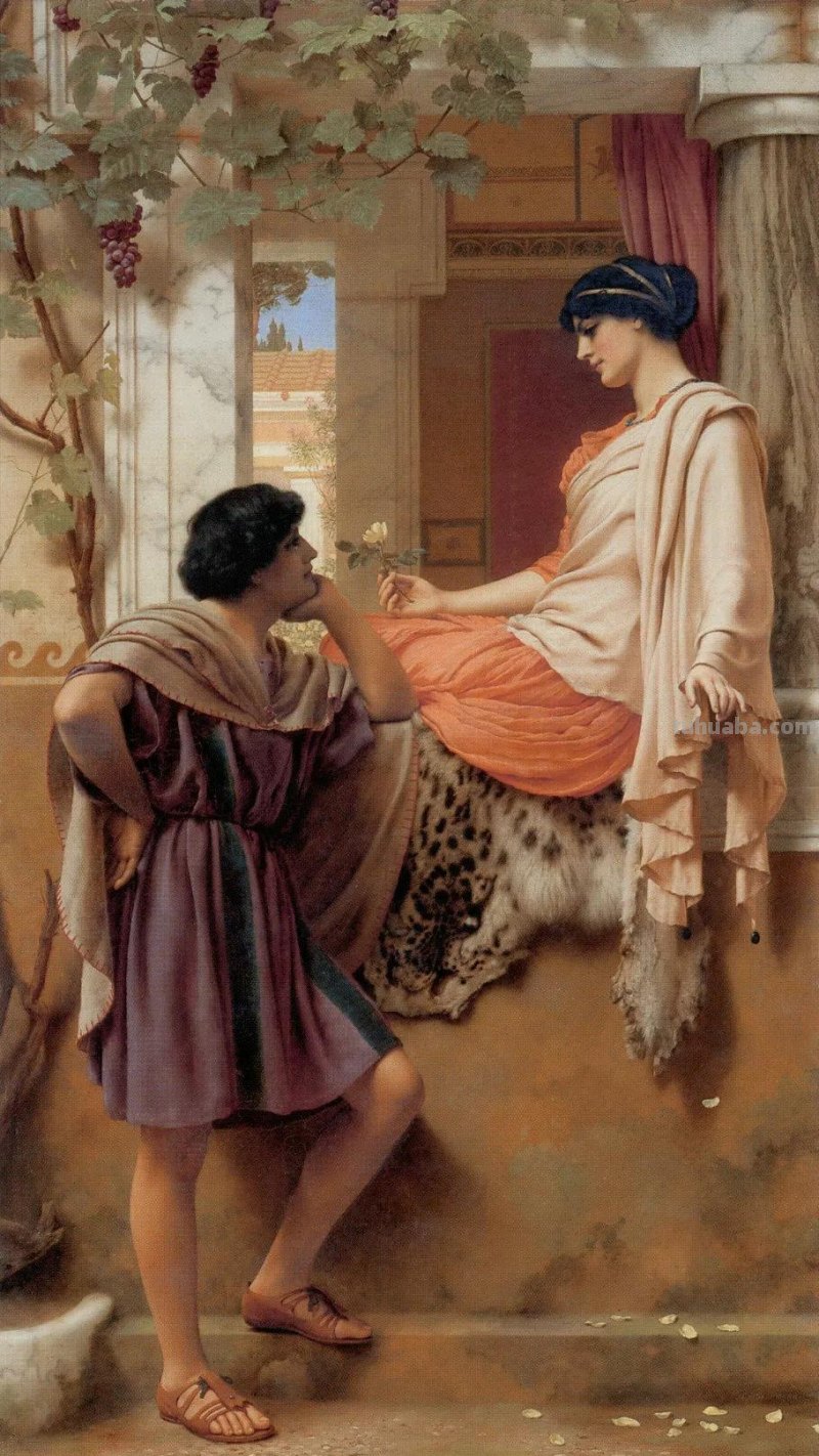 曼妙古典美人-维多利亚时代著名艺术家波因人物油画作品欣赏