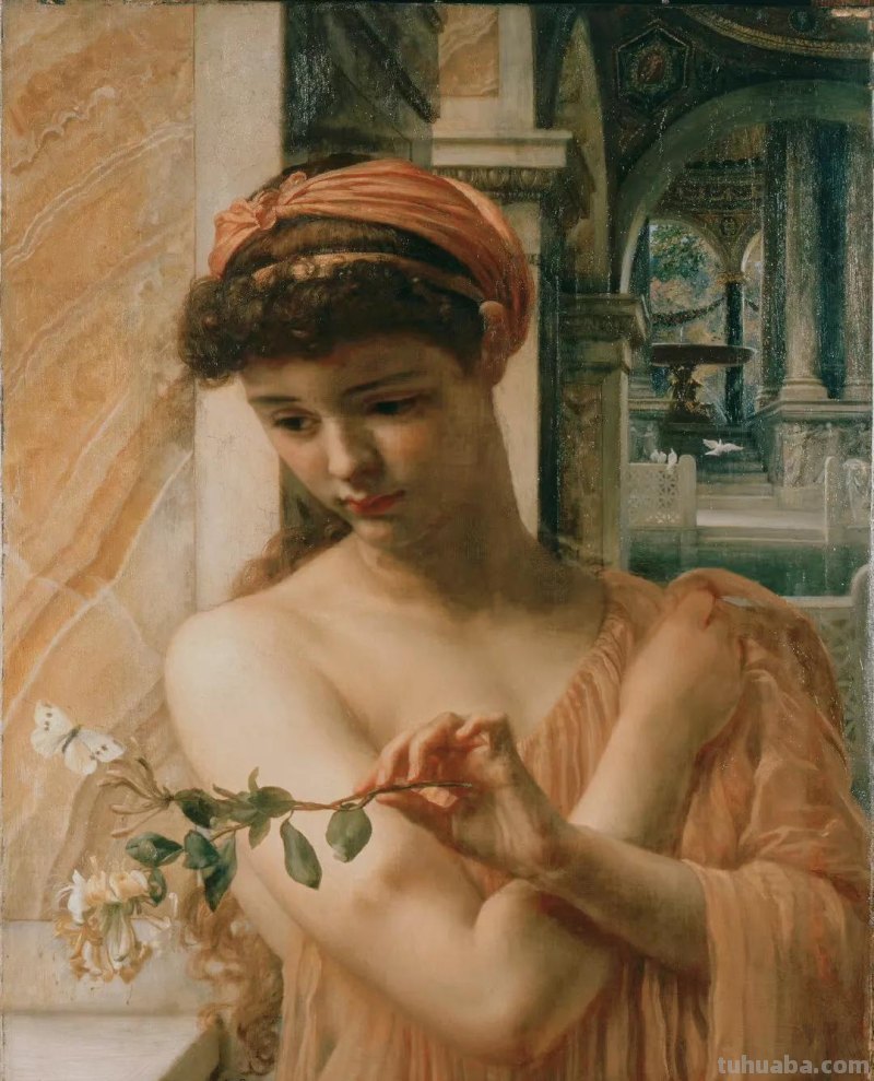 曼妙古典美人-维多利亚时代著名艺术家波因人物油画作品欣赏