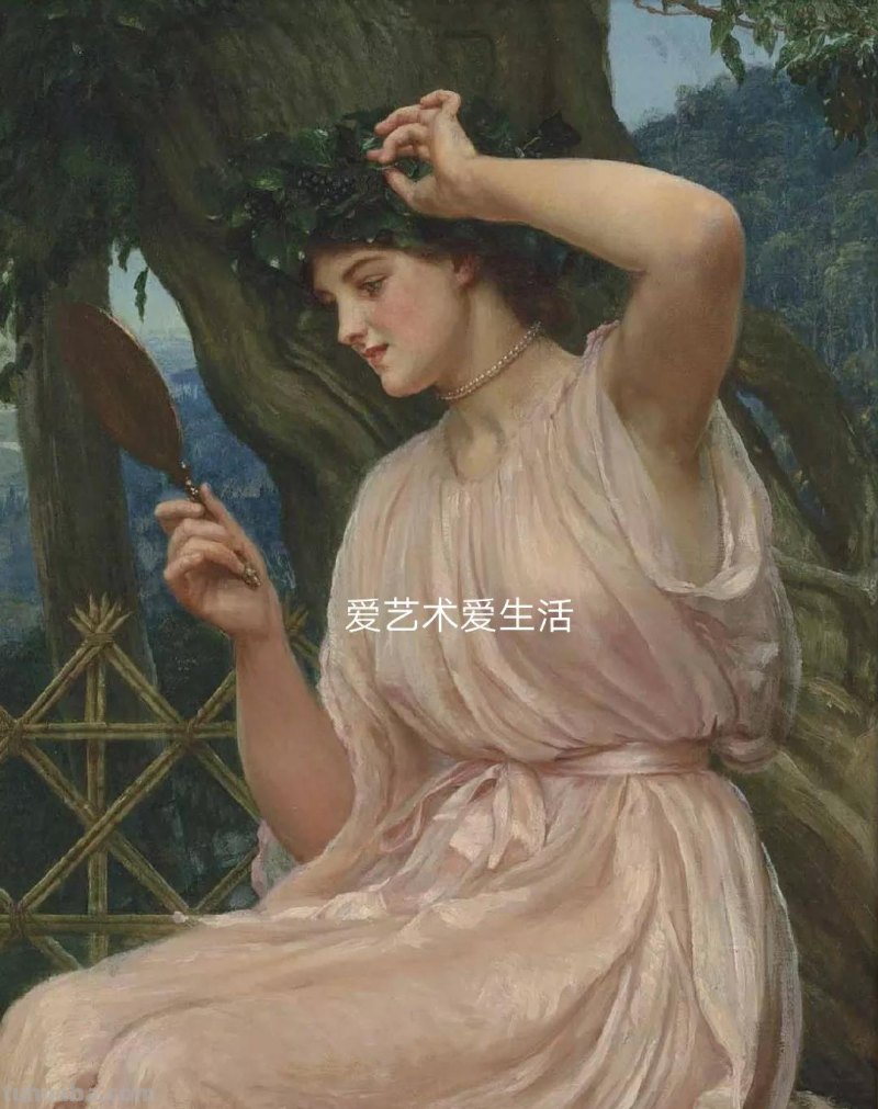 曼妙古典美人-维多利亚时代著名艺术家波因人物油画作品欣赏