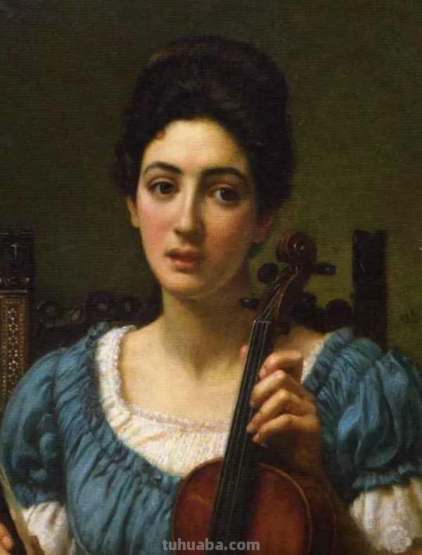 曼妙古典美人-维多利亚时代著名艺术家波因人物油画作品欣赏