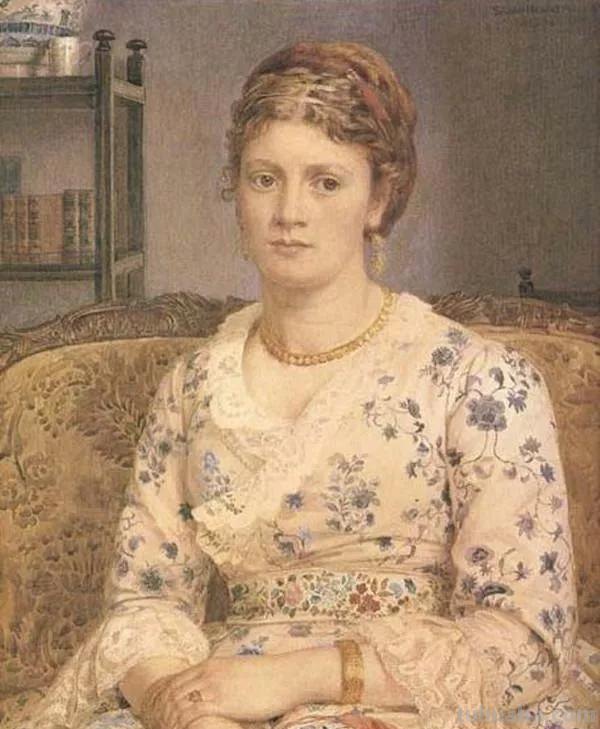 曼妙古典美人-维多利亚时代著名艺术家波因人物油画作品欣赏