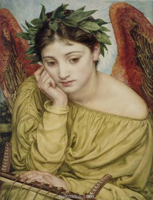 曼妙古典美人-维多利亚时代著名艺术家波因人物油画作品欣赏