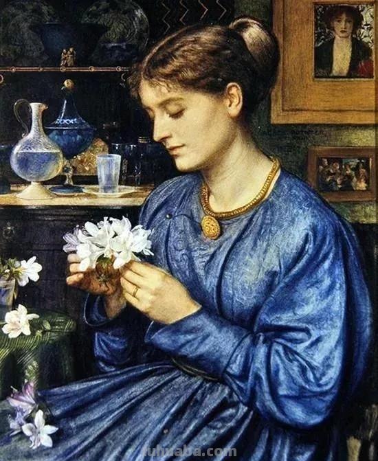 曼妙古典美人-维多利亚时代著名艺术家波因人物油画作品欣赏