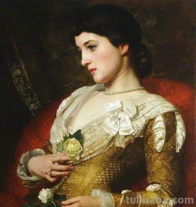 曼妙古典美人-维多利亚时代著名艺术家波因人物油画作品欣赏
