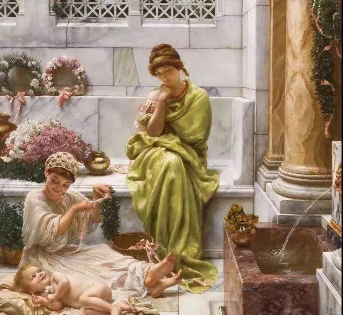 曼妙古典美人-维多利亚时代著名艺术家波因人物油画作品欣赏