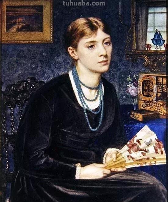 曼妙古典美人-维多利亚时代著名艺术家波因人物油画作品欣赏