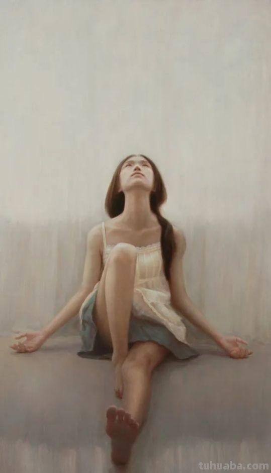 广西画家李华琪写实人物油画作品欣赏