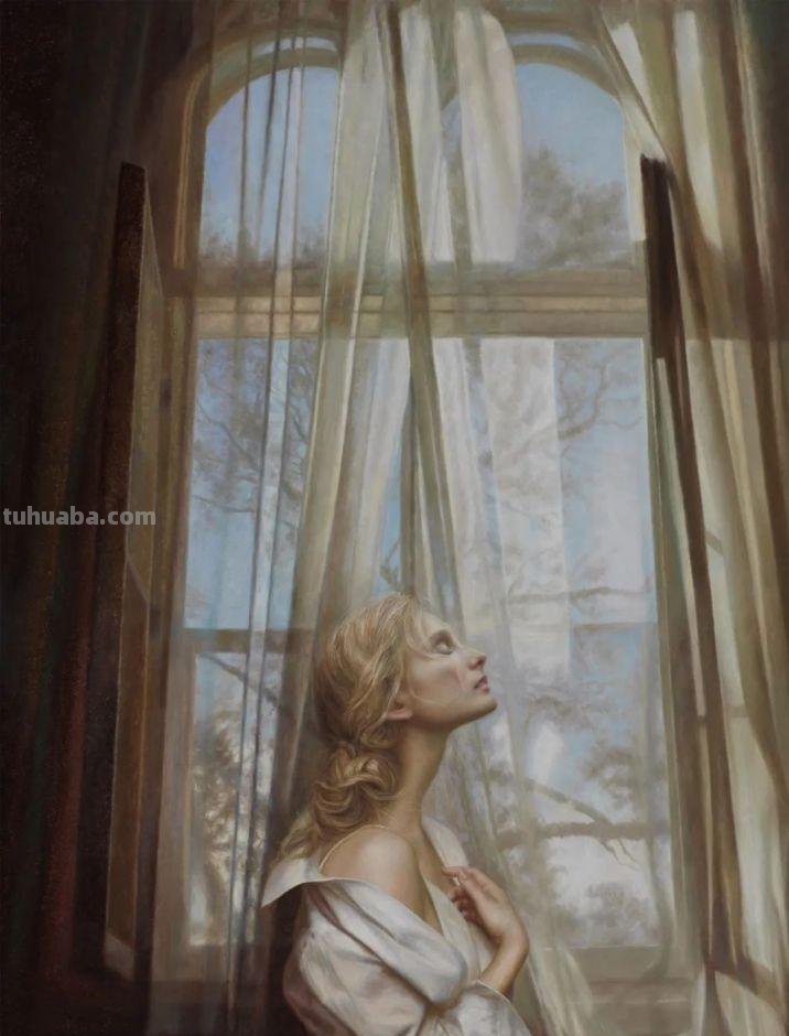 广西画家李华琪写实人物油画作品欣赏