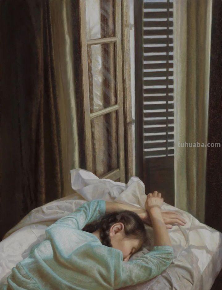 广西画家李华琪写实人物油画作品欣赏