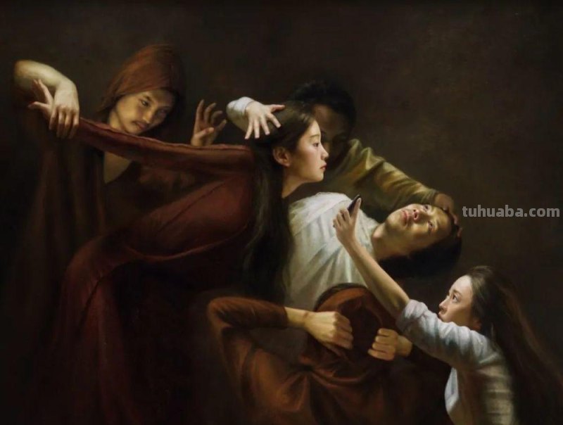 广西画家李华琪写实人物油画作品欣赏