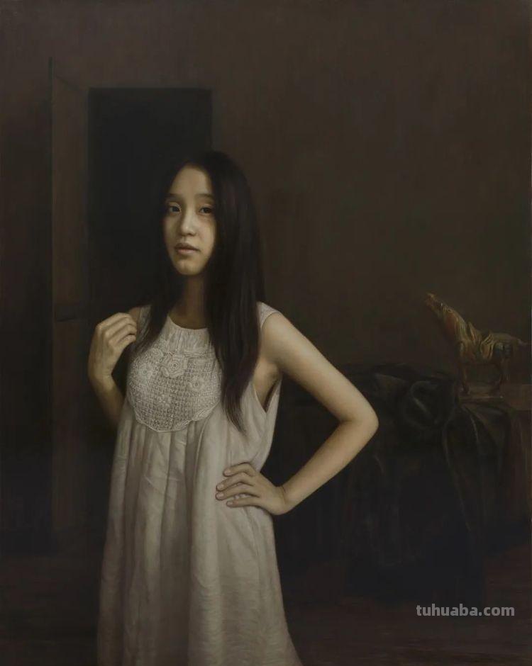 广西画家李华琪写实人物油画作品欣赏