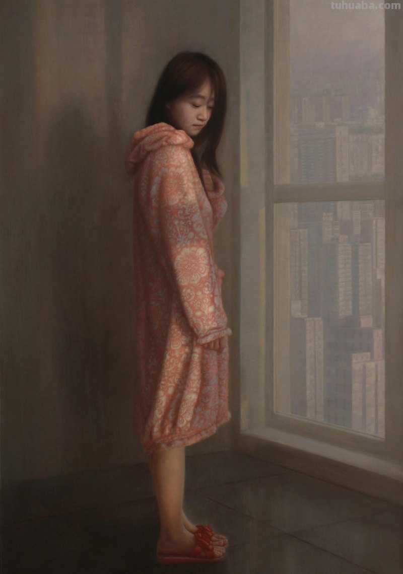 广西画家李华琪写实人物油画作品欣赏