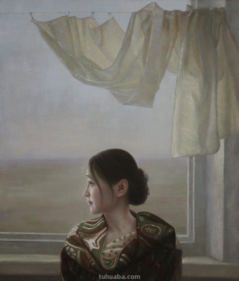 广西画家李华琪写实人物油画作品欣赏