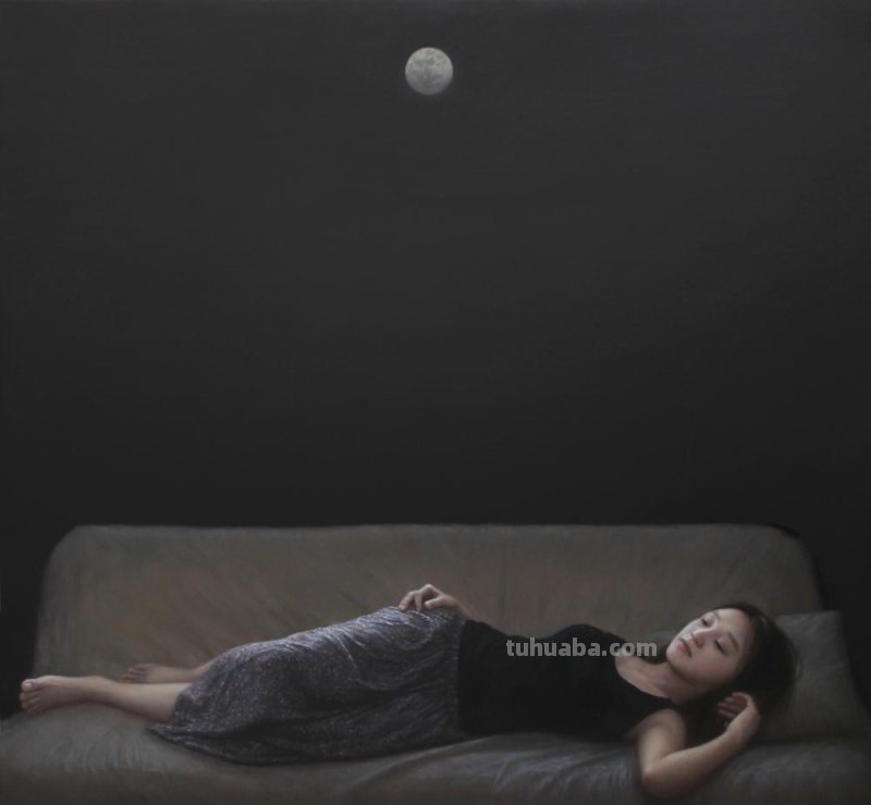 广西画家李华琪写实人物油画作品欣赏