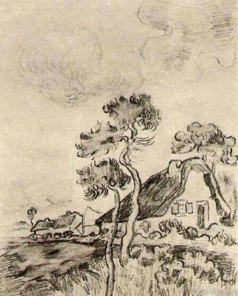 99幅 梵高经典素描，倾心整理