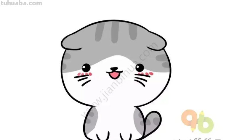 零基础学画迅速画出20种可爱的卡通小猫，简直萌翻了！