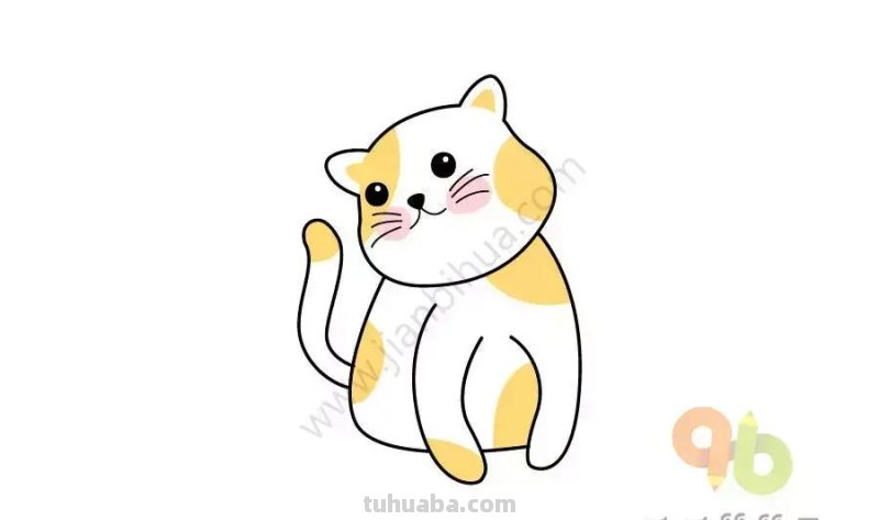 零基础学画迅速画出20种可爱的卡通小猫，简直萌翻了！