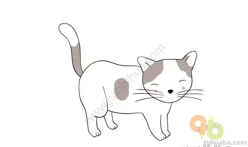 零基础学画迅速画出20种可爱的卡通小猫，简直萌翻了！