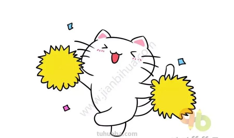 零基础学画迅速画出20种可爱的卡通小猫，简直萌翻了！