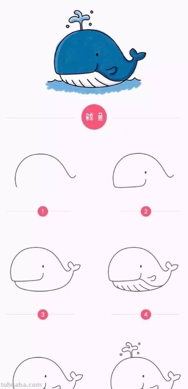 17款萌萌的卡通简笔画来了哦，画起来吧