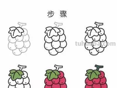16种水果简笔画，4-6岁孩子很喜欢，妈妈们抓紧学习